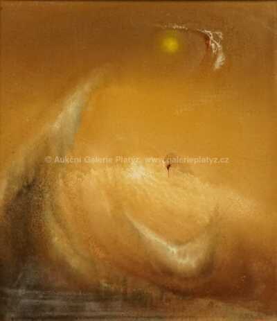  / Kosmická krajina / Zdeněk Hajný