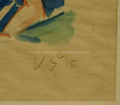  / Dívčí akt / Václav Špála