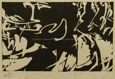  / Bílé rytmy na černé / František Kupka