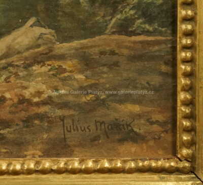  / Lesní interiér / Julius Mařák