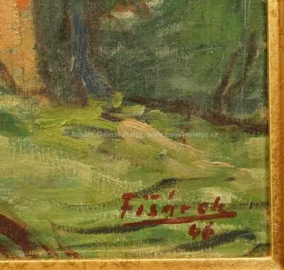  / Červené stavení / Alois Fišárek