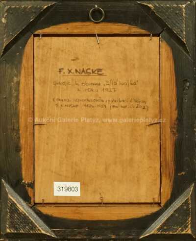  / Studie k obrazu Bílá krajka / František Xaver Naske