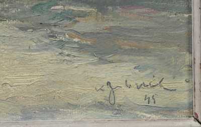  / Lodě pod Štefánikovým mostem / Karel Gabriel