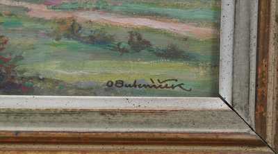  / Krajina s rybníkem / Ota Bubeníček