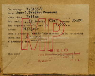  / Rodina / Teodor Josef Mousson