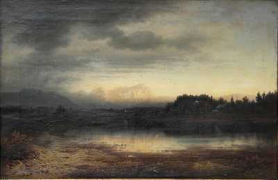  / Jezero pod Alpami / Karl Heilmayer