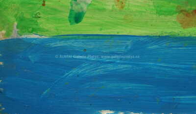  / Strom u rozvodněné řeky / Oldřich Smutný