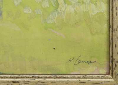  / Chalupy v sadu / Karel Langer