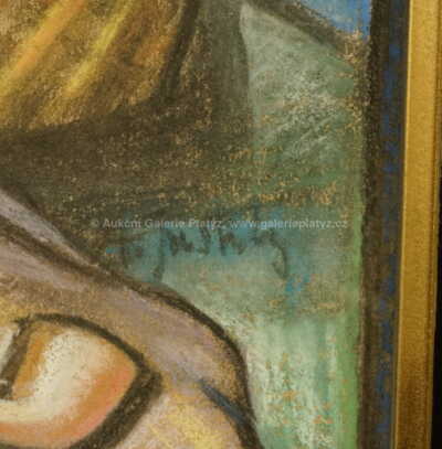  / Zátiší s dýmkou / Alfréd Justitz