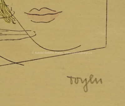  / Dívka s houslemi / Marie Čermínová - Toyen