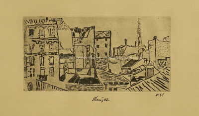  / Pařížské střechy / František  Tichý