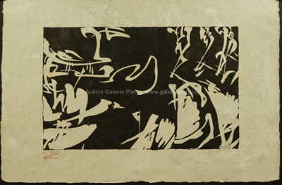  / Bílé rytmy na černé / František Kupka