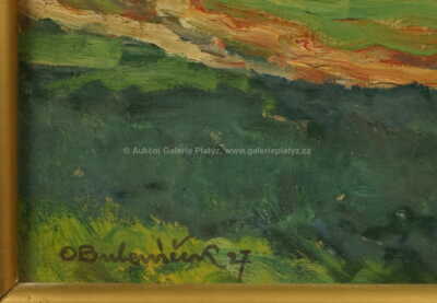  / Pohled do údolí / Ota Bubeníček