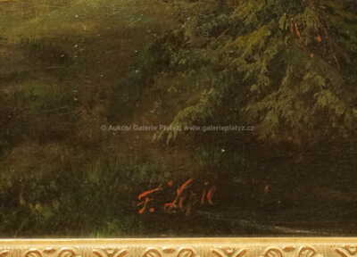  / Alpské jezero / Ferdinand Lepie