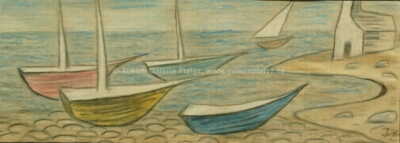  / Loďky s kostelíkem / Jan  Zrzavý