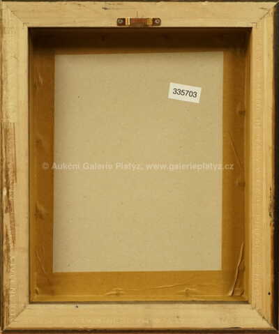  / Dívčí kubistická hlava / Josef Čapek