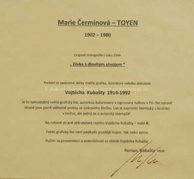  / Dívka s dlouhým závojem / Marie Čermínová - Toyen