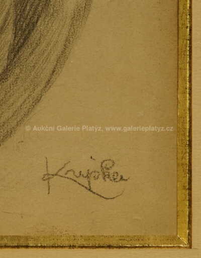  / Dívka s draperií / František Kupka