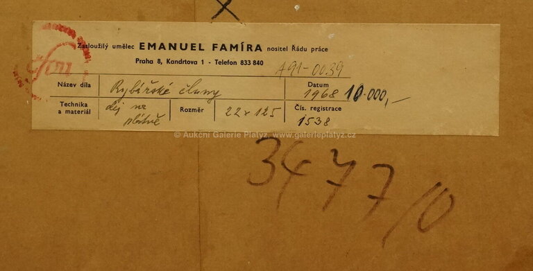  / Rybářské čluny / Emanuel Famíra