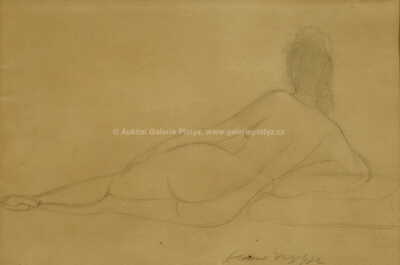  / Ležící akt / František  Tichý