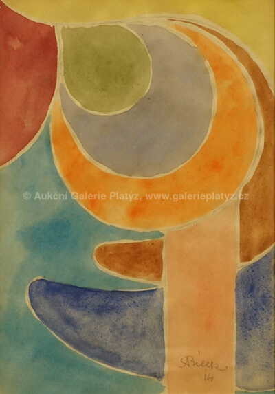  / Abstraktní kompozice / Alois Bílek