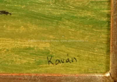  / Krajina s břízami / František Kaván