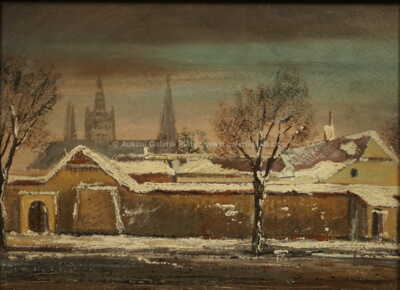  / Pohled na Pražský hrad / František Jiroudek