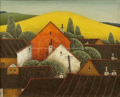  / Vesnice s řepkovým polem / Bohumil Vrzal