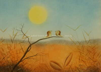  / Ptáčkové na větvičce / Ota Janeček