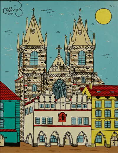  / Týnský chrám a škola / František Ringo Čech