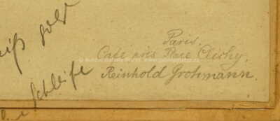  / Kavárna v Paříži / Reinhold Grohmann