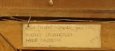  / Portrét Marie Majerové / Vilém (Willi) Nowak