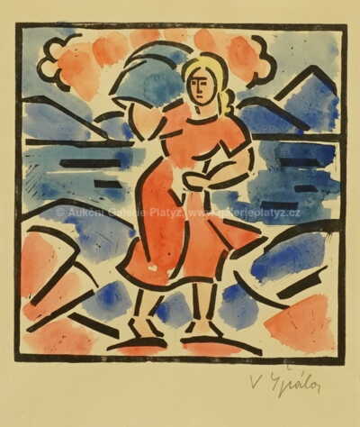  / Dívka v krajině / Václav Špála