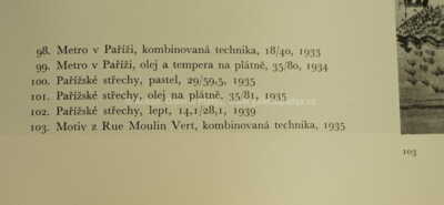  / Pařížské střechy / František  Tichý