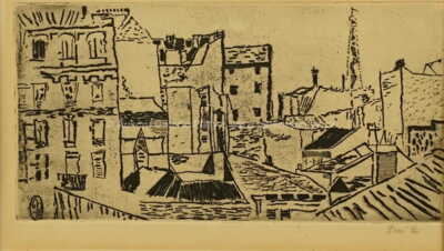  / Pařížské střechy / František  Tichý