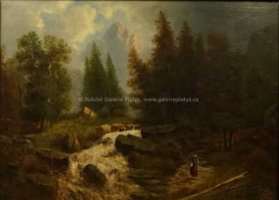  / U bystřiny / August Lang