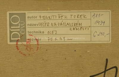  / Večer na Václavském náměstí / František  Turek