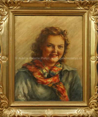 Jan Bauch - Portrét Dagmar Zelenkové