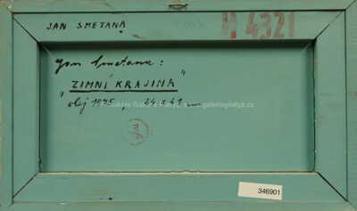  / Zimní krajina / Jan  Smetana
