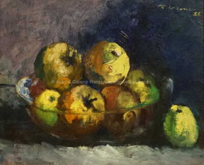  / Zátiší s jablky / Richard Wiesner