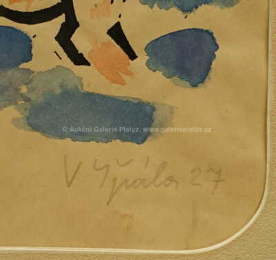  / Sedící dívka / Václav Špála