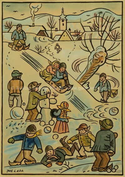  / Zimní radovánky / Josef Lada