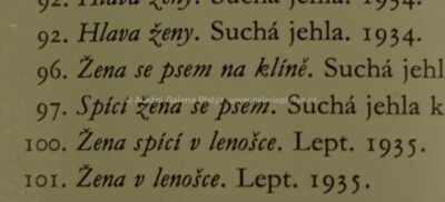  / Žena na lenošce / Emil Filla