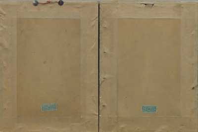  / Konvolut dvou akvarelů: Tábor / Jindřich Bubeníček