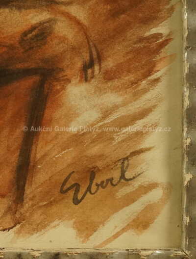  / V kavárně / František Zdeněk Eberl