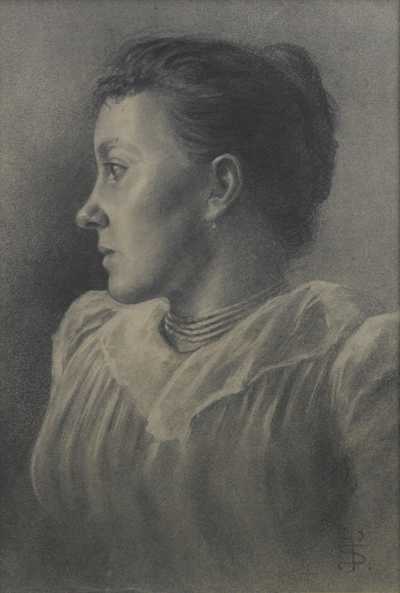  / Portrét ženy / Jaroslav Špillar