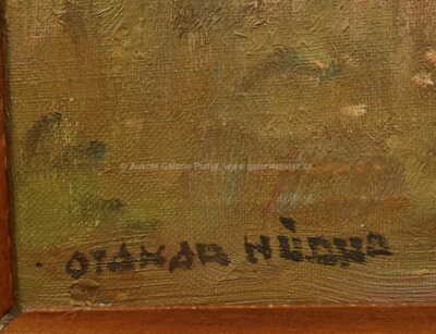  / Stromy u rybníka / Otakar Hůrka