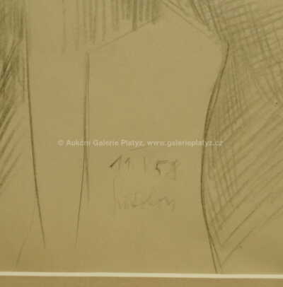  / Sedící akt / Lutobor Hlavsa