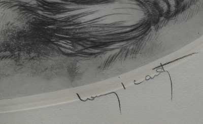  / Dívka s papoušky / Louis Icart