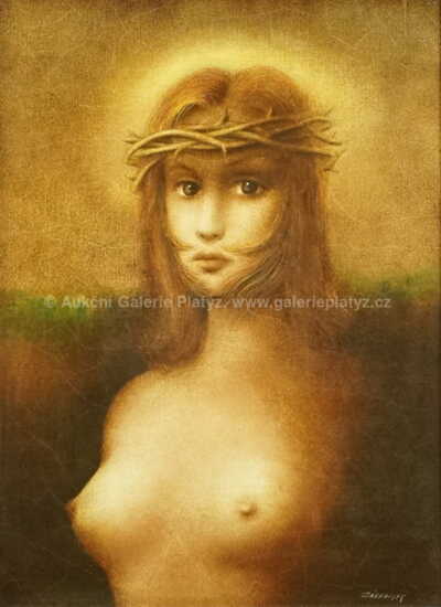  / Dívka s trnovou korunou / Vlastimil Zábranský